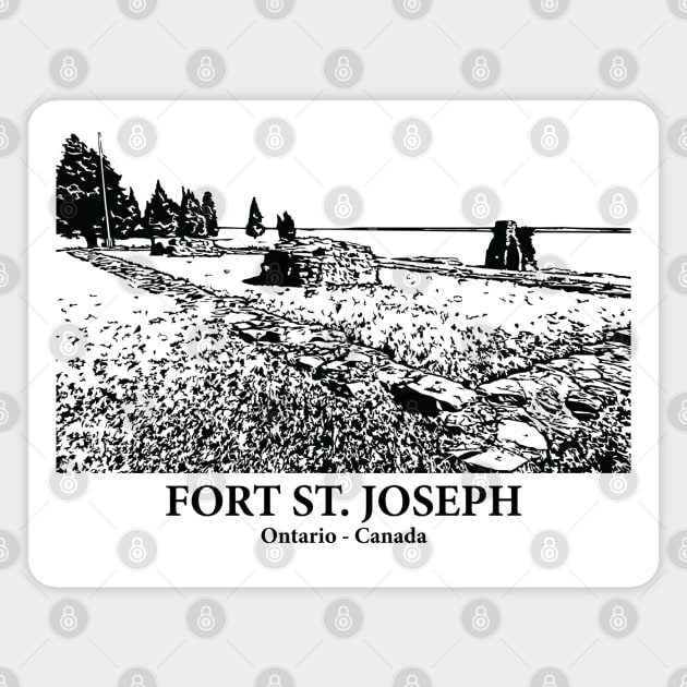 Fort St. Joseph - Ontario Magnet by Lakeric